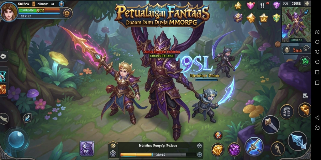 Tampilan gameplay seru dan dinamis di dunia 99SL yang luas.