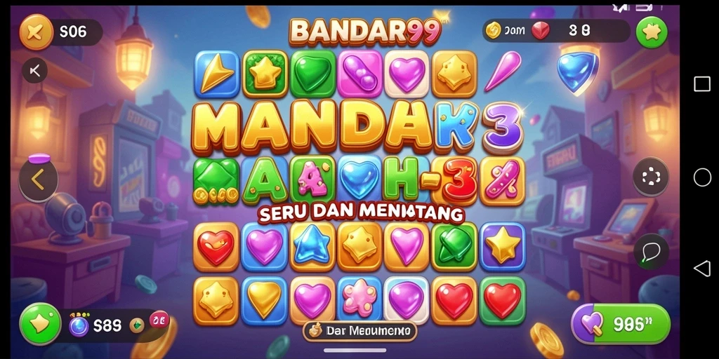Screenshot dari gameplay <strong>BANDAR99</strong> yang menarik dan penuh warna.