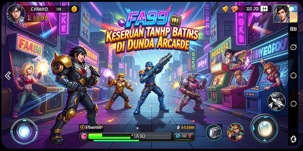 Tampilan gameplay seru dan penuh warna dari FA99.