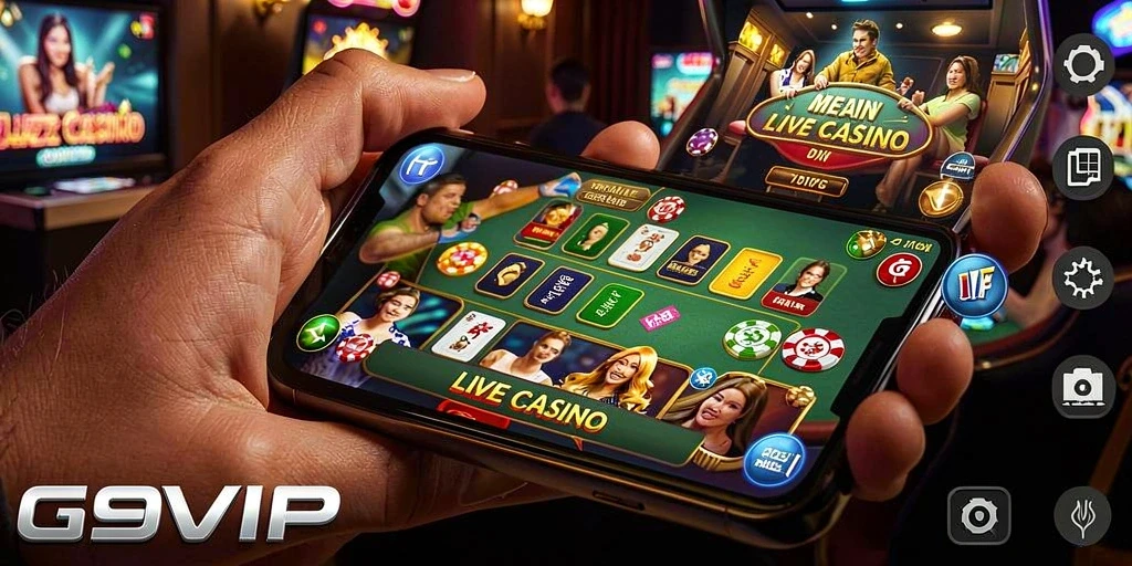 Gameplay Live Casino yang menarik dan interaktif di G9VIP.