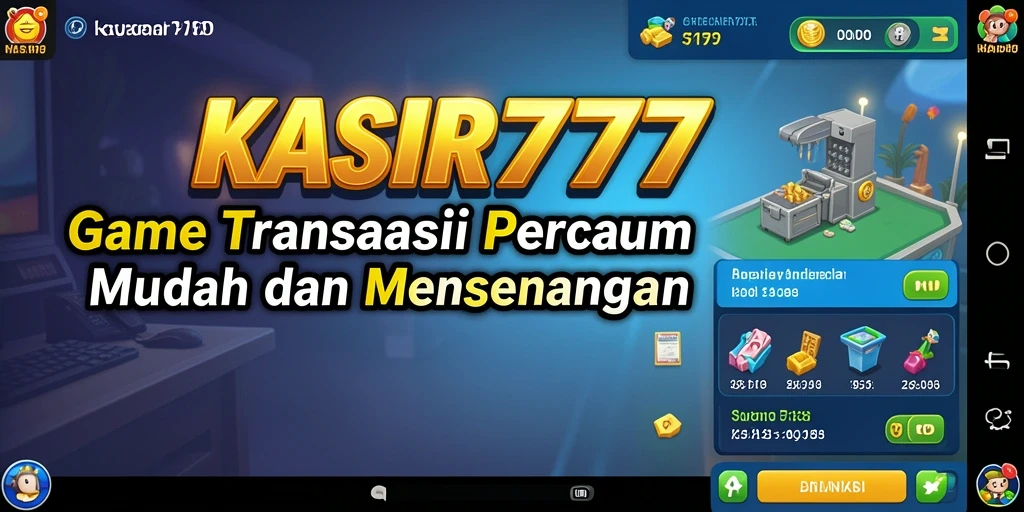 Tampilan gameplay menarik KASIR777 saat melakukan transaksi.