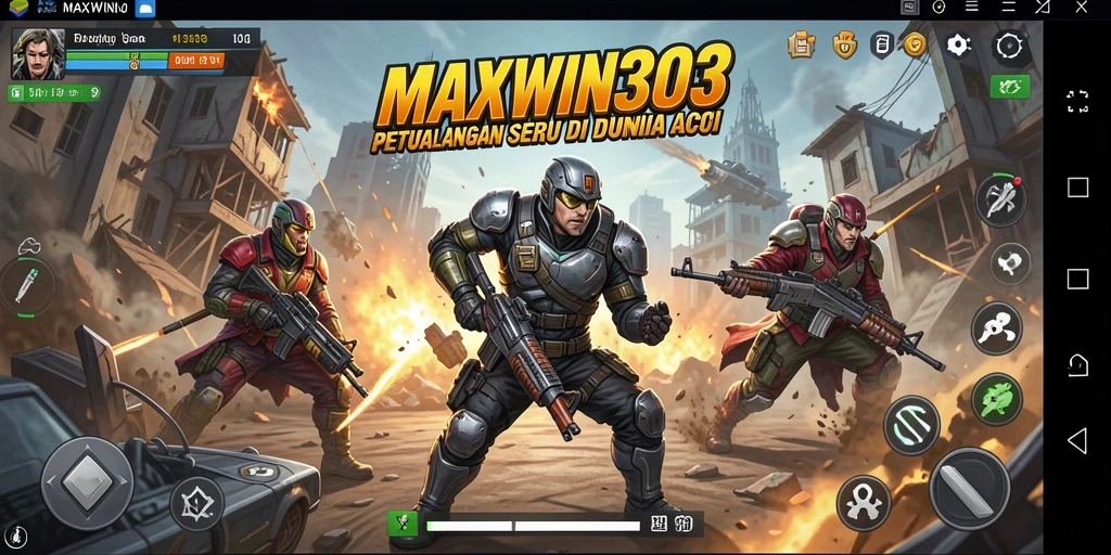 Tampilan aksi seru dari gameplay <strong>MAXWIN303</strong> yang memikat.