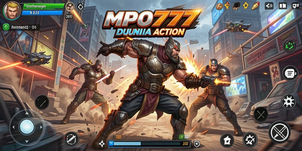 Tampilan gameplay MPO777 yang penuh aksi dan seru.
