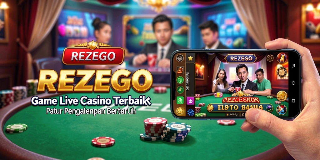 Gameplay Live Casino yang mendebarkan dan interaktif di REZEGO.