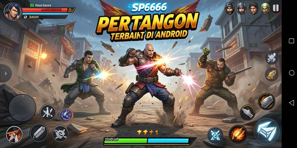 Gameplay SP666 dengan aksi pertarungan yang mendebarkan.