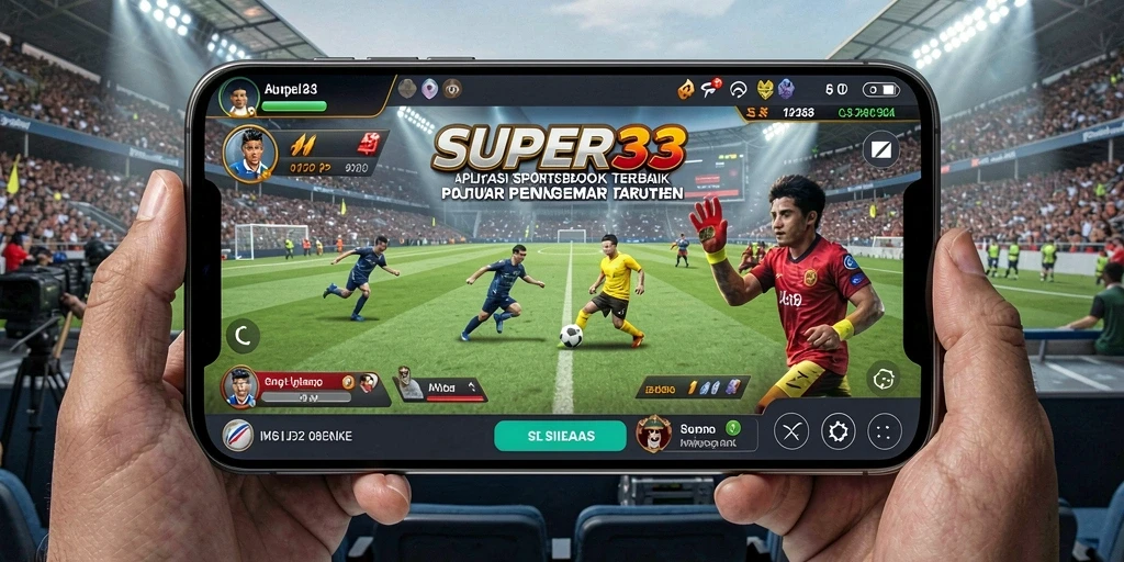 Tampilan screenshot SUPER33 menampilkan fitur taruhan olahraga yang menarik.