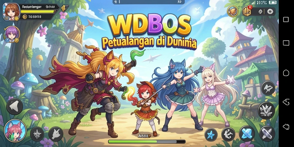 Tampilan gameplay WDBOS yang menakjubkan dan interaktif.
