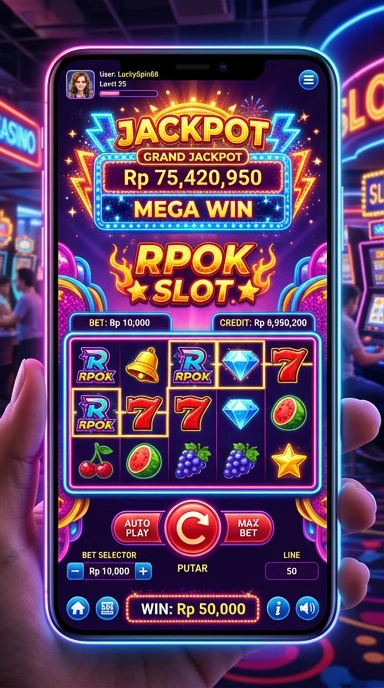 Tangkapan layar antarmuka aplikasi rpok yang intuitif.